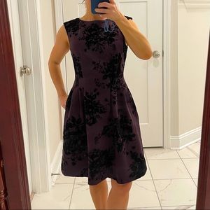 Vince Camuto Purple & Black dress